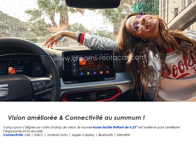 Promotion 02: Location SEAT IBIZA TSI STYLE Boite MANUELLE (CITADINE) en Tunisie