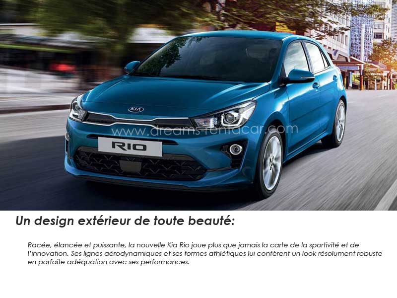 Promotion 01: Location KIA RIO 5P GX Boite MANUELLE (COMPACTE) en Tunisie