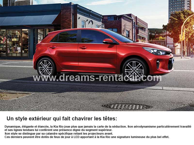 Promotion 01: Location KIA RIO 5P LX Boite MANUELLE (COMPACTE) en Tunisie
