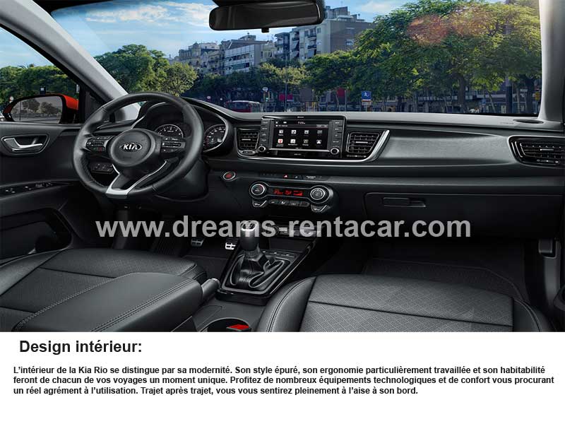 Promotion 03: Location KIA RIO 5P LX Boite MANUELLE (COMPACTE) en Tunisie