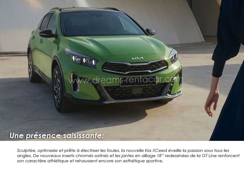 Promotion 01: Location KIA XCEED 1.5 T-GDI 7DCT Boite AUTOMATIQUE (CROSSOVER) en Tunisie