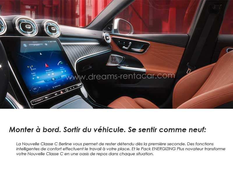 Promotion 01: Location MERCEDES C-CLASS AVANTGARDE Boite AUTOMATIQUE (BERLINE ROUTIERE) en Tunisie