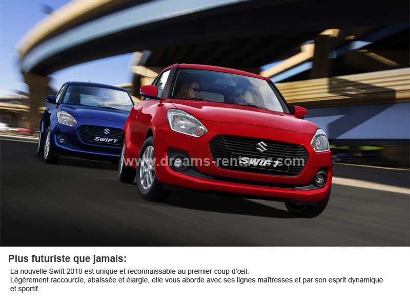 Promotion 01: Location SUZUKI SWIFT GLX BVA Boite AUTOMATIQUE (CITADINE) en Tunisie
