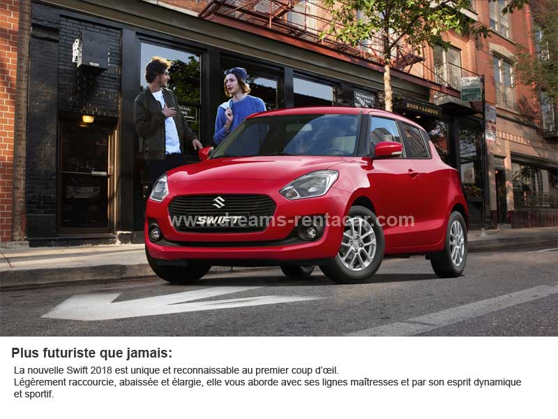 Promotion 03: Location SUZUKI SWIFT GLX BVA Boite AUTOMATIQUE (CITADINE) en Tunisie