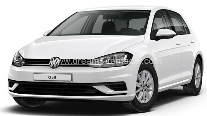 Promotion location de voiture à l’aéroport Tunis Carthage (TUN) et en Tunisie: Volkswagen Golf 7 tsi life bva COMPACTE AUTOMATIQUE à.p de 29.9 €/Jr